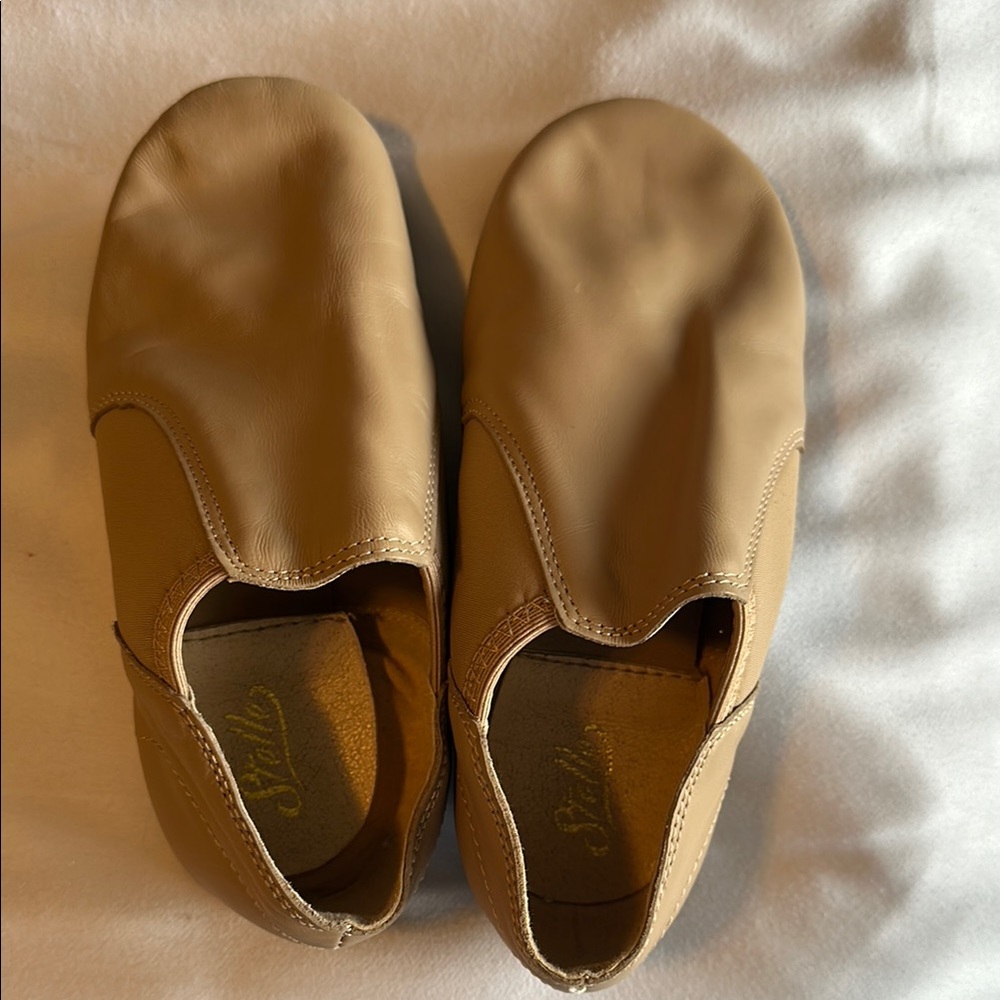 Stelle Tan Leather Dance Jazz Shoes